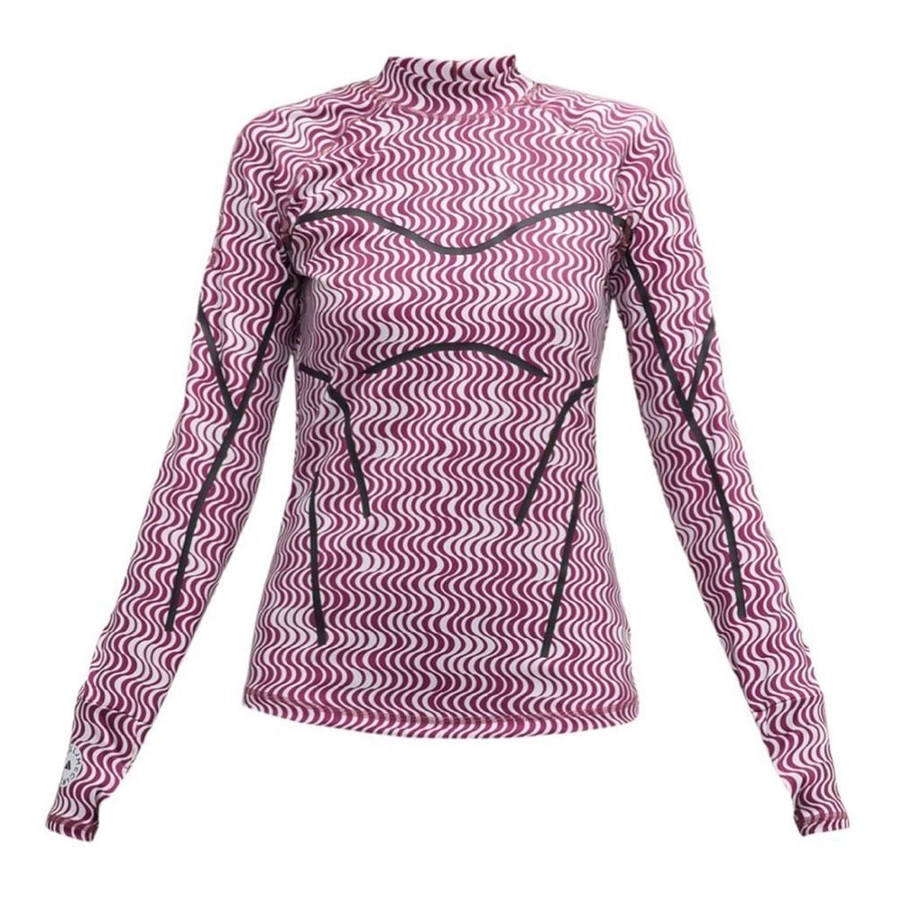 NWT Stella McCartney x Adidas women’s LS Print white long sleeve t-shirt size XS